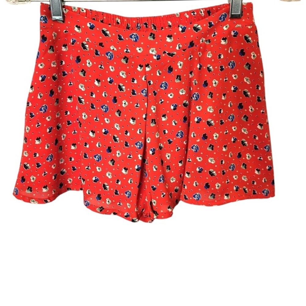 Altar'd State Red Floral Polka Dot Mini Shorts Womens‎ XS ENF71340WYA